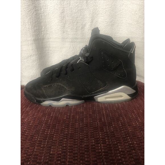 Nike Air Jordan 6 Retro GS ‘Chrome’ Size 5.5Y DX2835 001 Used & Great Condition - Picture 1 of 7
